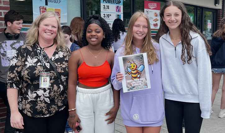 Ward Melville High School students
